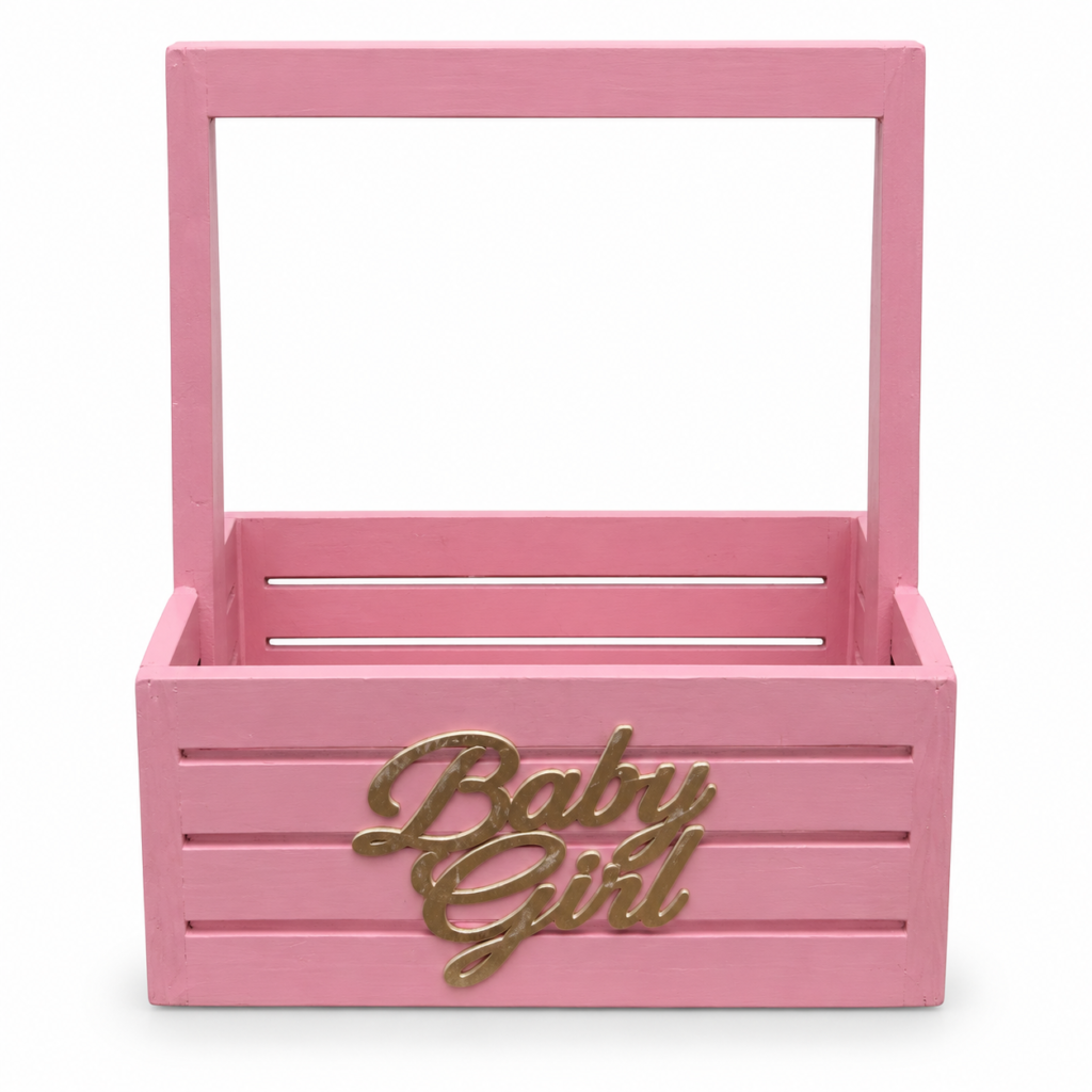 Wooden Baby Gift Hamper Box