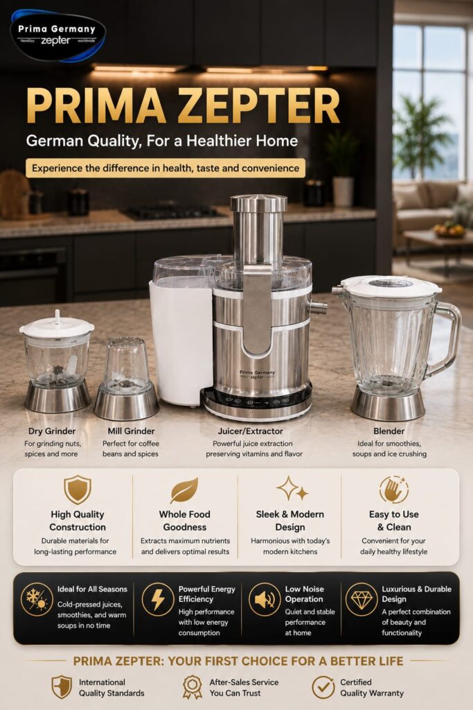 Prima Zepter Juicer Extractor and Blender Set