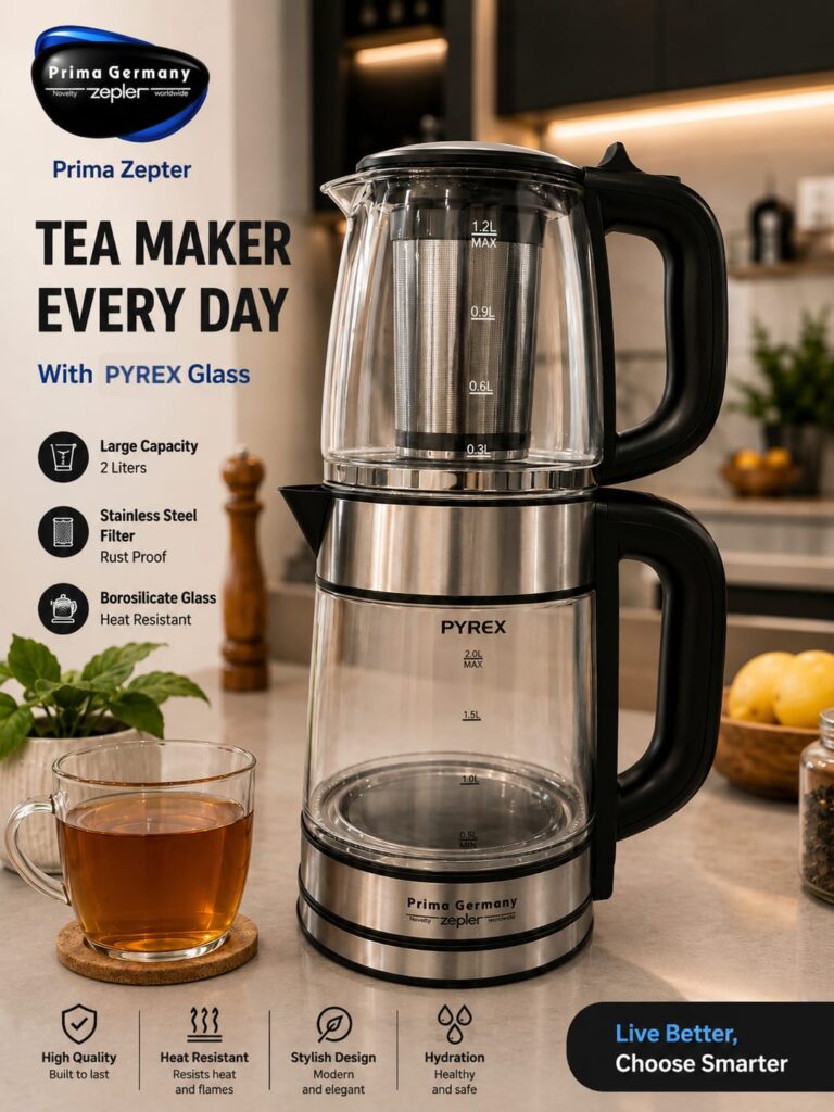 Prima Zepter Pyrex Glass Tea Maker